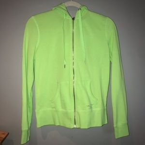 Victoria's Secret Jackets & Coats - Victoria’s Secret Neon ZIP Up Hoodie Jacket Victoria's Secret Jackets & Coats - Victoria’s Secret Neon ZIP Up Hoodie Jacket